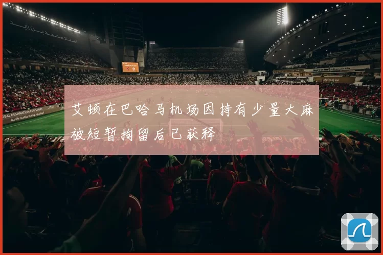 艾顿在巴哈马机场因持有少量大麻被短暂拘留后已获释